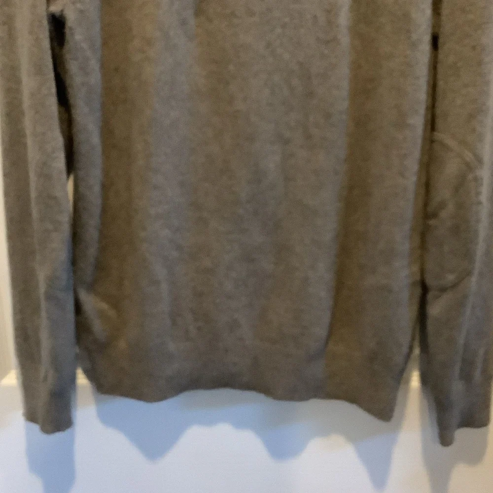 J. Crew‎ Men's taupe 1/4 Zip-Up Sweater, wool, alpaca, slim